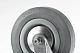Аппаратное колесо 125 мм (под болт, поворотное, тормоз, подшипник скольжения) - SChgb 55